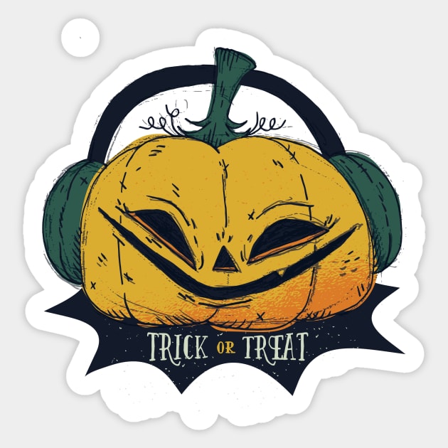 Halloween Pumpkin Sticker by LR_Collections